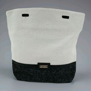 Miche Debutante Demi Purse Shell Black White Tweed Retired Shell Only